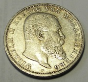 5 marek 1907 Wirtembergia - srebro