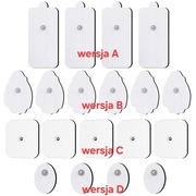 Elektrody EMS żelowe PREMIUM samoprzylepne – wielorazowe do stymulatora