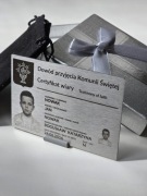 Unikalna pamiątka komunijna ze stali nierdzewnej