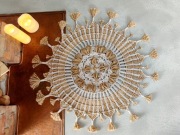 Dywan ozdobny makrama boho juta