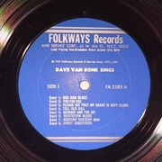 DAVE VAN RONK - DAVE VAN RONK SINGS /LP FA 2383