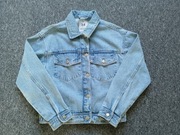 Sinsay Niebieska kurtka jeansowa katana rozm.34