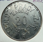 20 zł Spółdzielnia Pracy Żak PRL