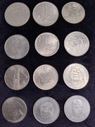 Zestaw 12 monet PRL 1965 do 1980