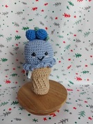 lody brelok zabawka maskotka pluszak szydełkowe