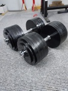 Hantle sztangielki 2x60kg skrecane gryf 28mm x 45c