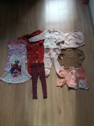 Paka ubrań dla dziewczynki 2-3 lata 12 sztuk