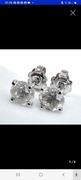 Super okazja! Kolczyki sztyfty z brylantami. Razem 2.02ct.