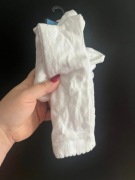 5pak bawełnianych dziecięcych podkolanówek białych George 27-30