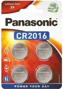 Bateria litowa Panasonic CR2016 3V 4szt. Blister