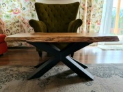 Stolik Dąb Oak kawowy monolit Live Edge Foszt 