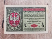 1/2 Marki 1916 1917 nie 1918 1925 1930 1931 1944 1946 1947 1948 1945 pół