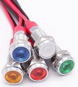 Wskaźnik sygnalizator lampka kontrolna LED 3-6V różne kolory