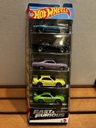 HOT WHEELS - FAST & FURIOUS - 5 PACK - PIĘCIOPAK - DODGE PORSCHE NISSAN