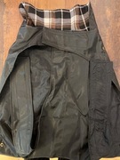 Czarny płaszczyk przeciwdeszczowy dla psa L/XL