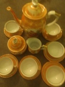 Serwis kawowy, porcelanowy z Cepelii, Chodzież na 6 osób