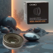 Uniwersalny Zestaw Obiektywów 2w1 (Wide, Macro) do Telefonu OSINO