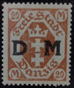 Znaczek Gdansk czysty