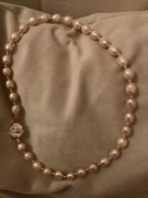 Naturalne perły słodkowodne naszyjnik