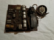 Stary moduł elektroniczny PRL / Transformator / Podzespoły