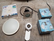 4 Kinkiety + Lampa sufitowa 3,5W i podłogówka 9W biała ciepła