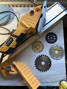 MINI PILARKA TARCZOWA +2 tarcze diament+PROWADNICA 1200W PM-PPT-1200