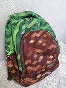 Plecak -MINECRAFT z piórnikiem , śniadaniówką i workiem na buty.