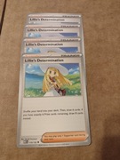 Pokemon tcg: 4x lillie's determination 