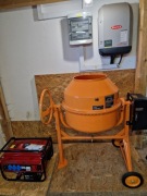 Zestaw Betoniarka + Agregat  KD492 200L 1250W 3000 wat