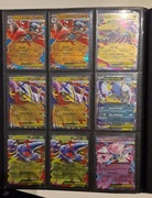 9x karty Pokemon mega ex evolution 
