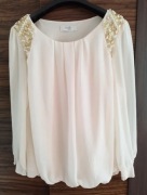 Elegancka bluzeczka Wallis perły, złoto r.L