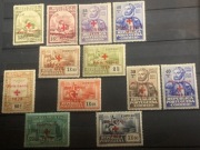 Portugalia 1928-29 Czerwony Krzyż (Camoes) – 2 serie kompletne MNH**
