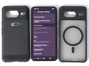 Google Pixel 8 8/128GB czarny / stan perfekcyjny / folia etui / rok gwar