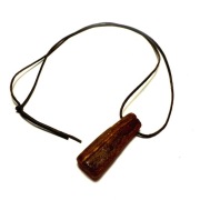 Fiolekart - biżuteria artystyczna, Naszyjnik z bursztynem