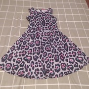 Sukienka wzor w kolorową  panterkę rozm. 158