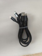 Kabel 3w1 USB - Lightning / USB-C / Micro USB