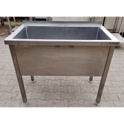 Basen 1 komorowy - Głęboki 40h cm - STALGAST - 100/60/85 cm M.1572.N