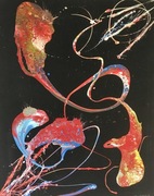 Obraz na płótnie, abstrakcja, 80x100cm