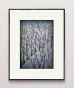 Oryginalny obraz akrylowy "Psychedelic wood" z certyfikatem i sygnaturą 