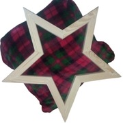 Gwiazda na świąteczny stroik około 45x45 cm 