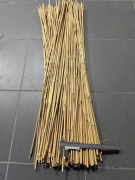 50 szt 80 cm śr. 0,3-0,4 Palik tyczka podpora roślin, bambus,patyk,znacznik