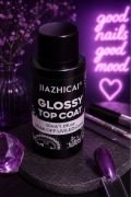 JIAZHICAI Glossy Top Coat 30ml UV LED Mega Shine Salon Effect