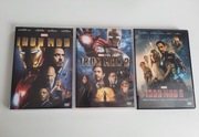 Filmy DVD Zestaw Iron Man 1 & Iron Man 2 & Iron Man 3 Trylogia Komplet