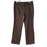 Spodnie Luisa Cerano 40 L brązowe eleganckie satynowe nowe