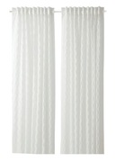 IKEA SOTSTÄVMAL Firanki, 2 szt., biały/na taśmie, 145x300 cm