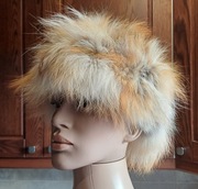 Czapka z naturalnego futerka