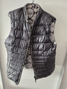 Escada puchowa kamizelka jak nowa dwustronna ( czerń + motyw węża ) puch na