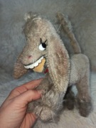 Osioł osiołek Anker lata 60te moherowy moher trociniak stara zabawka