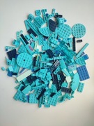 Klocki LEGO niebieskie mix - ok. 220 g