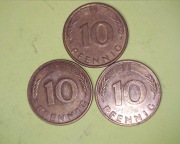 Niemcy - 10 pfennigów  1985 DFG